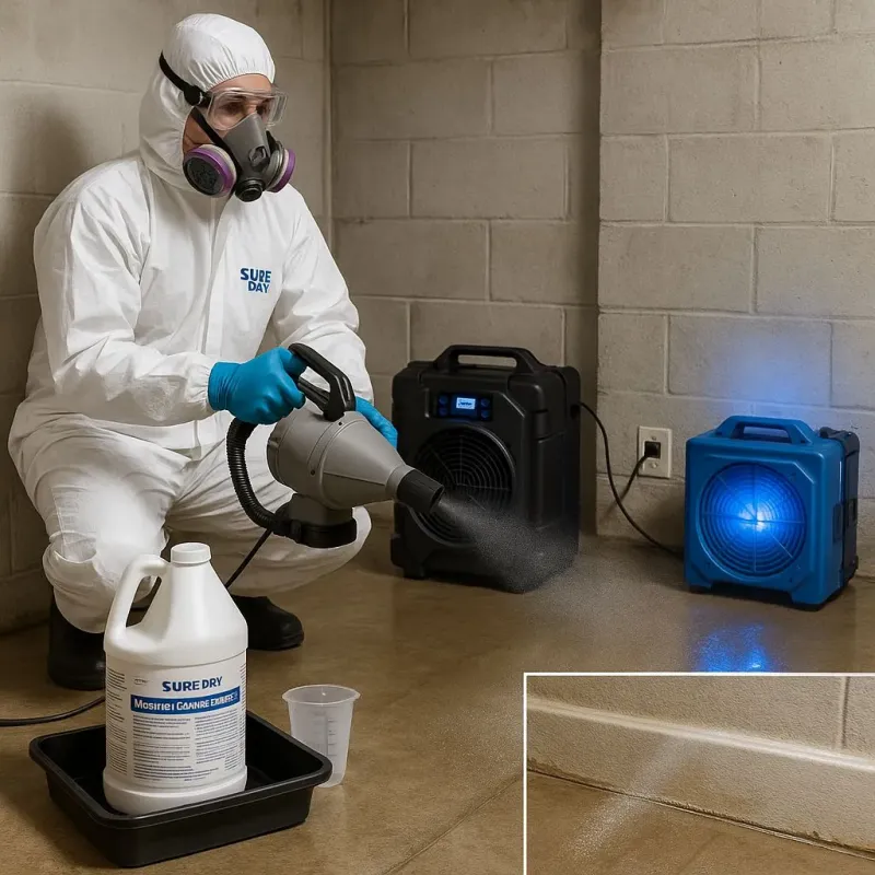 Sanitization and Odor Removal process in Verona, VA